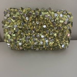 Sequin shoulder bag